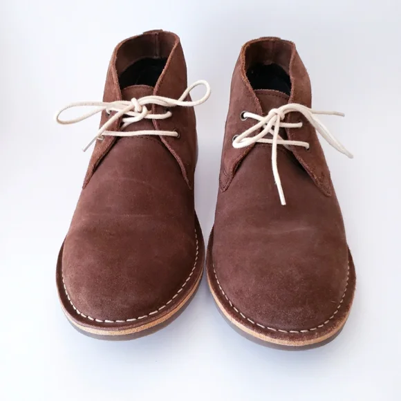 Cole Haan Brown Leather Desert Boot Cole Haan Chukka Desert Boots Mens Size 9.5 Brown Distressed  main image 2